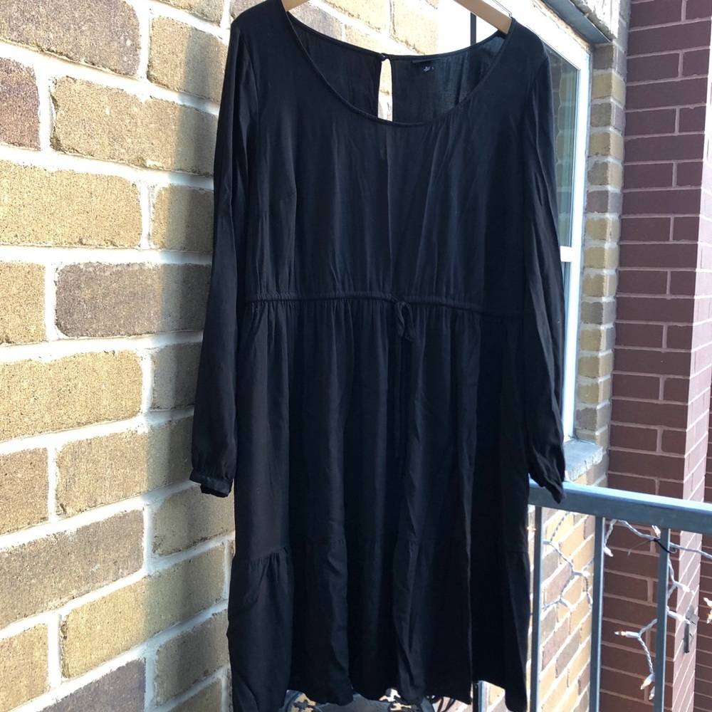 Torrid Challis Drawstring waist midi dress